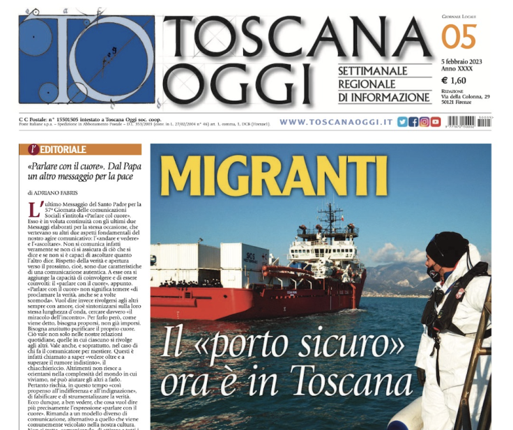 Il Capo Pilota Michele Vullo è stato intervistato dal settimanale "Toscana Oggi"
